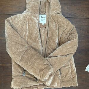 Dylan womens Brown Puffer Jacket NWOT